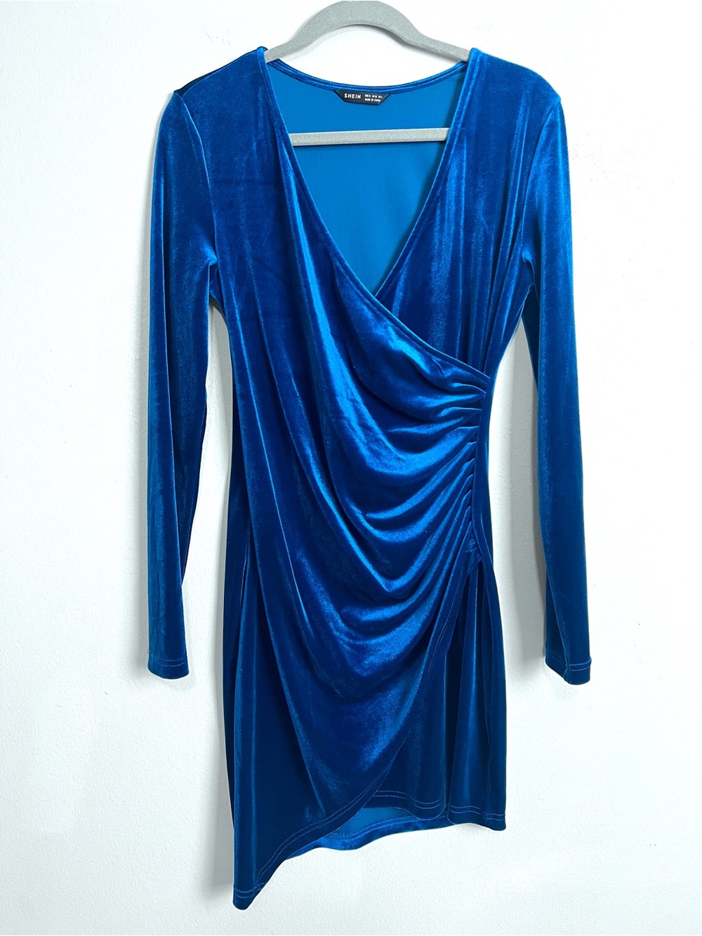 SHEIN Velvet Long Sleeve Wrap Dress | NWOT*